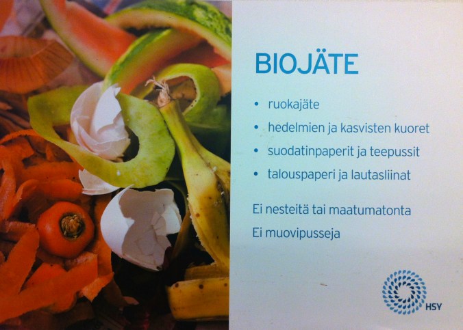 Bio waste including paper towels